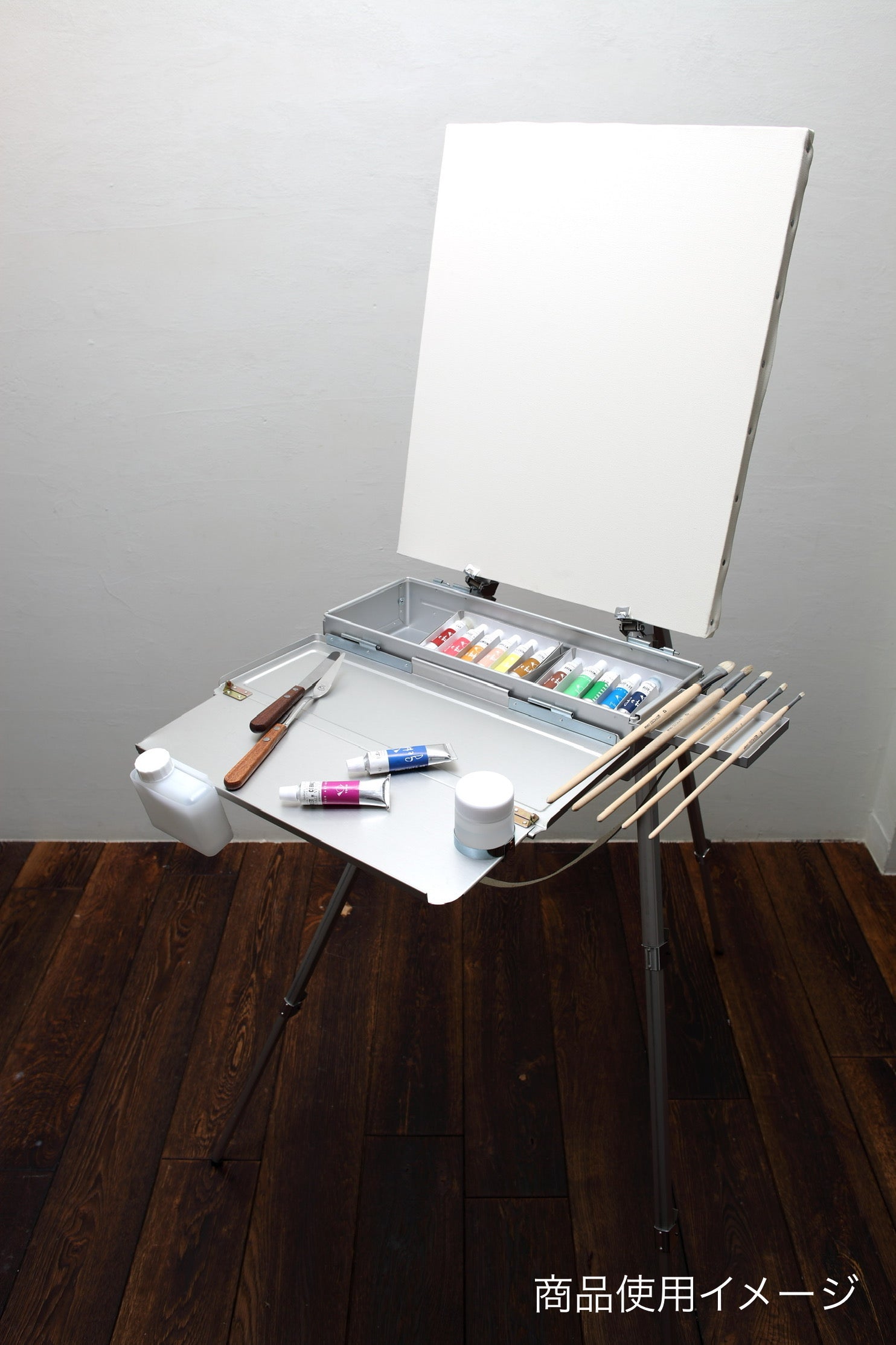 月光荘GEKKOSO 絵具セット 収納ケース付き お気軽お絵描きセット